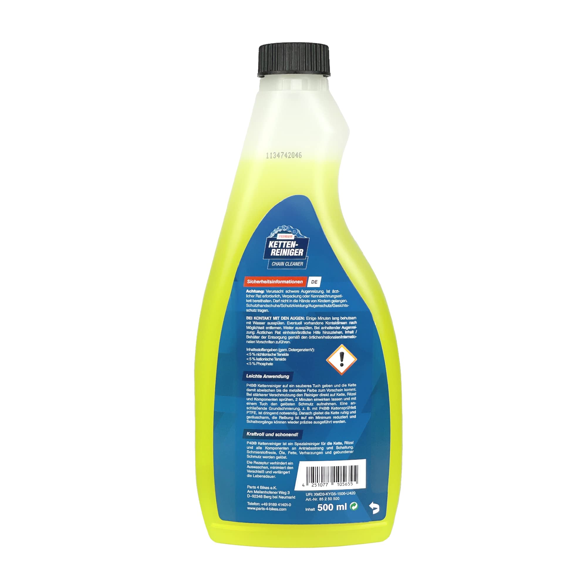 P4B Professional Bike Chain Cleaner & Lubricant - Ideal for Bicycle Chain & Component Maintenance | Perfect for Road Bikes, Mountain Bikes & Commuter Bikes