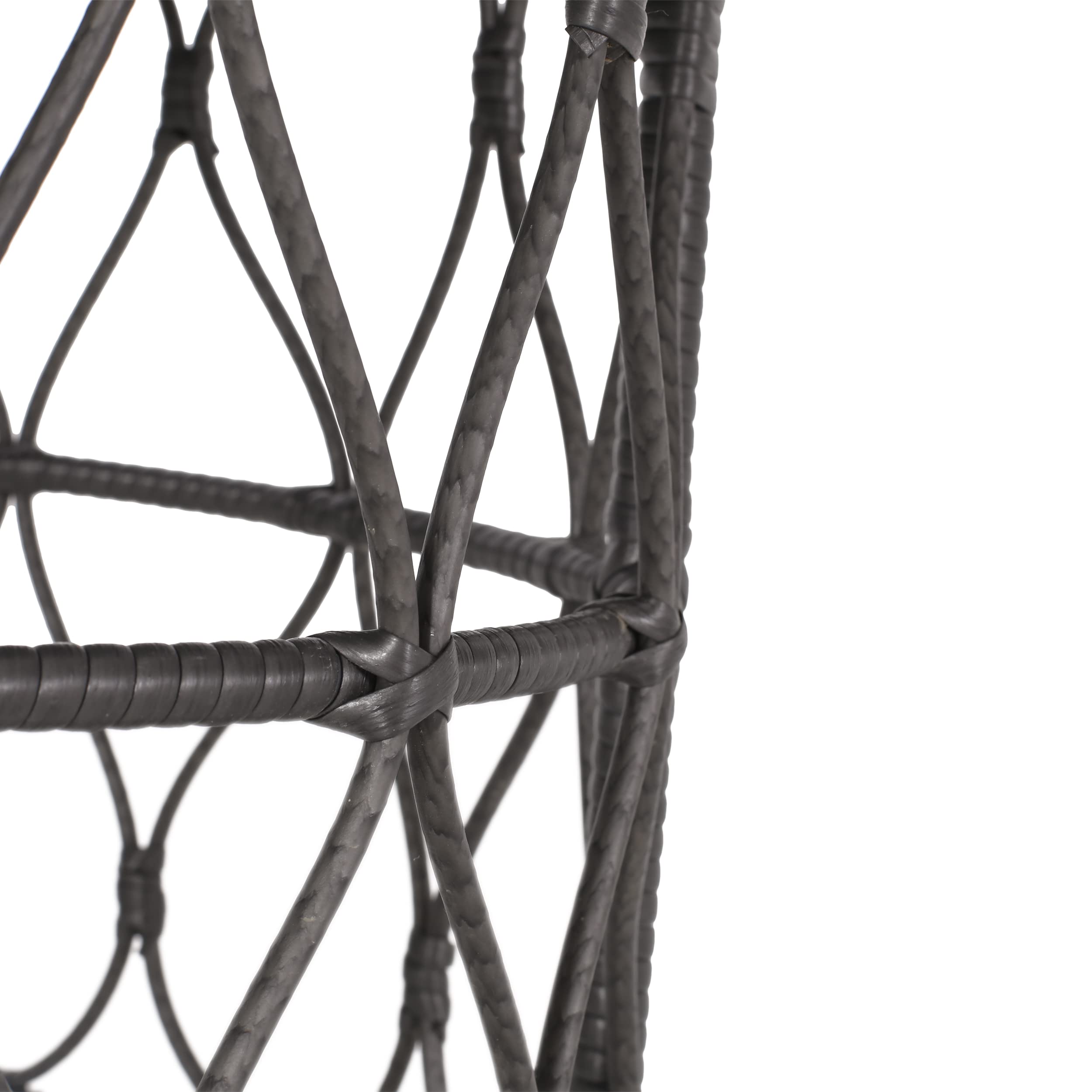 Christopher Knight Home Bruce Outdoor Coffee Table - Weather-Resistant Wicker - Gray - Perfect for Patio, Deck, and Garden Furniture