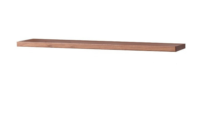 Solid Oak Wood Wall Shelf - Rustic Floating Shelf for Living Room, Bedroom, Kitchen Storage & Decor - Handmade Hanging Wall Rack for Home Organization