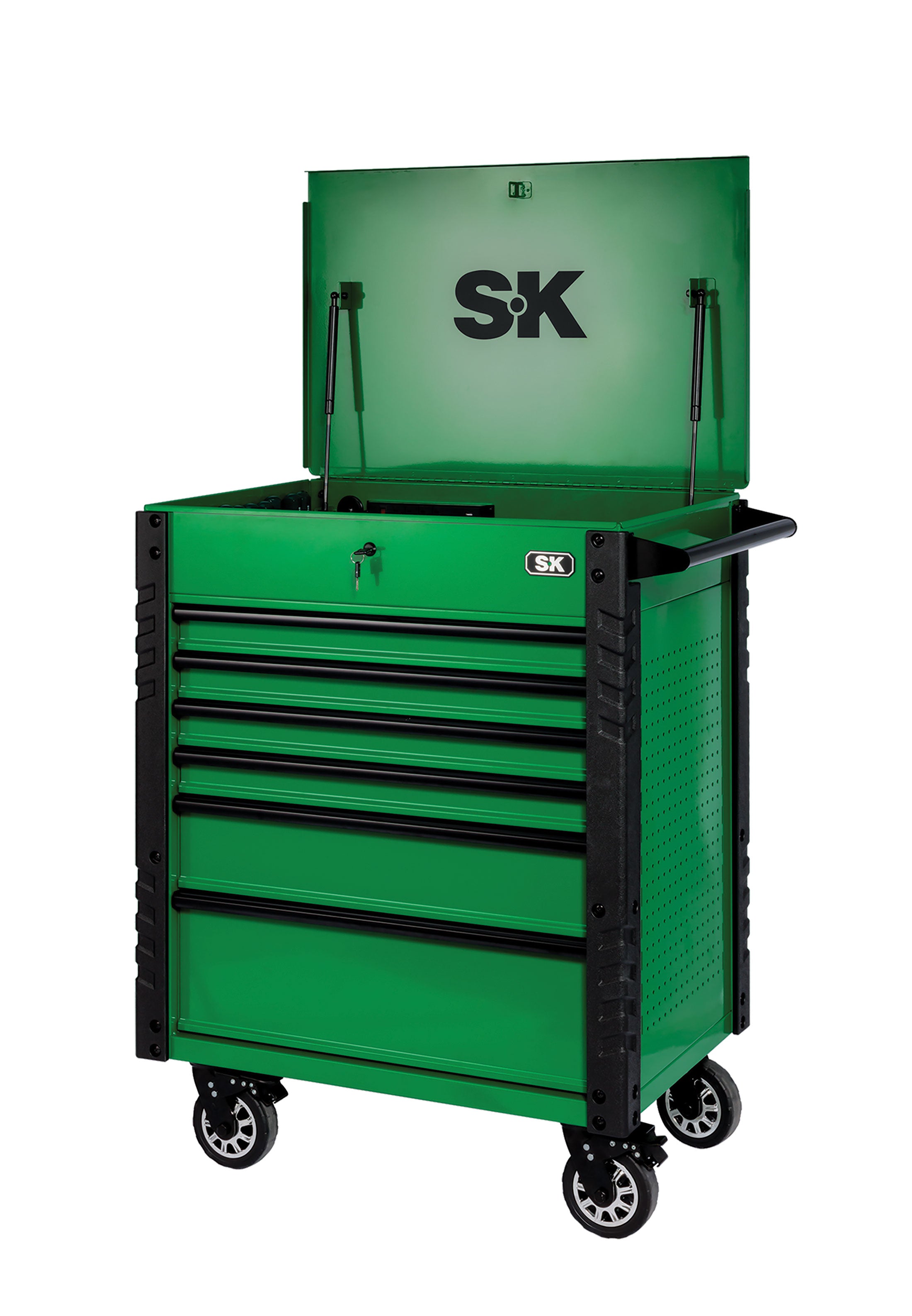 35 in. 6 Drawer Heavy Duty Workbench Station - Sturdy Steel Frame & Wood Top for Garage Workshop | Free Shipping | Perfect for DIY Projects & Home Organization