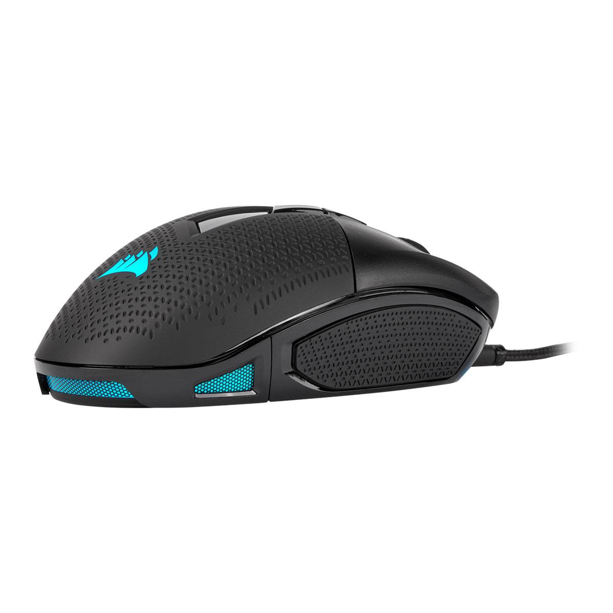 Corsair Nightsword RGB Optical Gaming Mouse - High Precision 18000 DPI, 10 Programmable Buttons, Ergonomic Design for PC & Laptop - Perfect for FPS, MOBA, and MMO Gaming