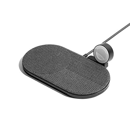 Native Union Drop XL Wireless Charger (Watch Edition) - Multi-Device Charging Pad for iPhone, Apple Watch & Qi-Compatible Devices | Fast Wireless Charging Station for Home, Office & Travel | Includes US, China & Australia Adapters