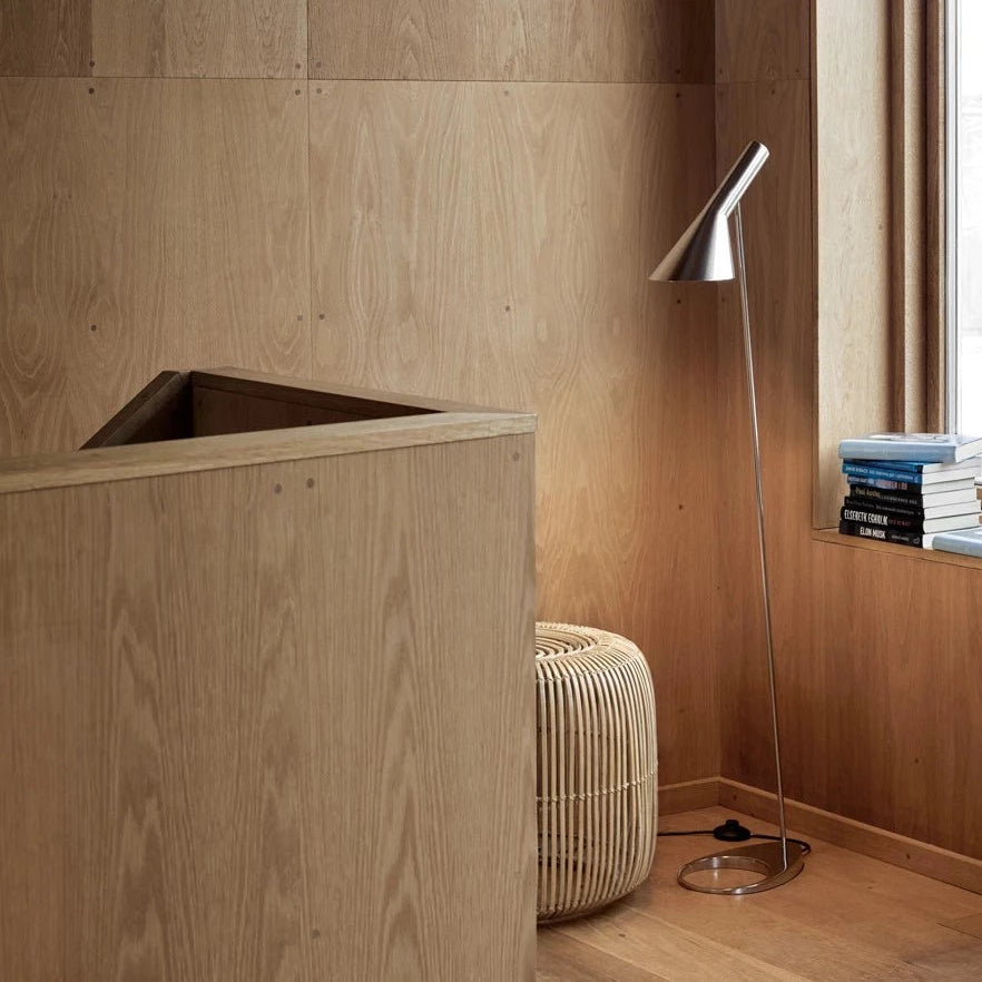 Louis Poulsen AJ Floor Lamp - Modern Scandinavian Design for Living Room, Bedroom & Office Lighting - Dimmable LED Light with Adjustable Shade