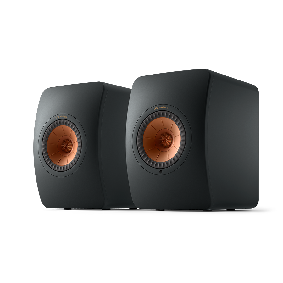 KEF LS50 Wireless II Bookshelf Speakers with KC62 Subwoofer & S2 Speaker Stands Bundle - Premium Hi-Fi Audio System for Home Theater, Music Studio & Entertainment Spaces