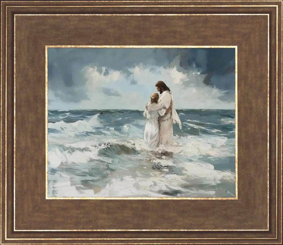 Be Still By Gabriel Heaton - Inspirational Christian Wall Art for Home & Office Decor - Perfect for Living Room, Bedroom, or Gift