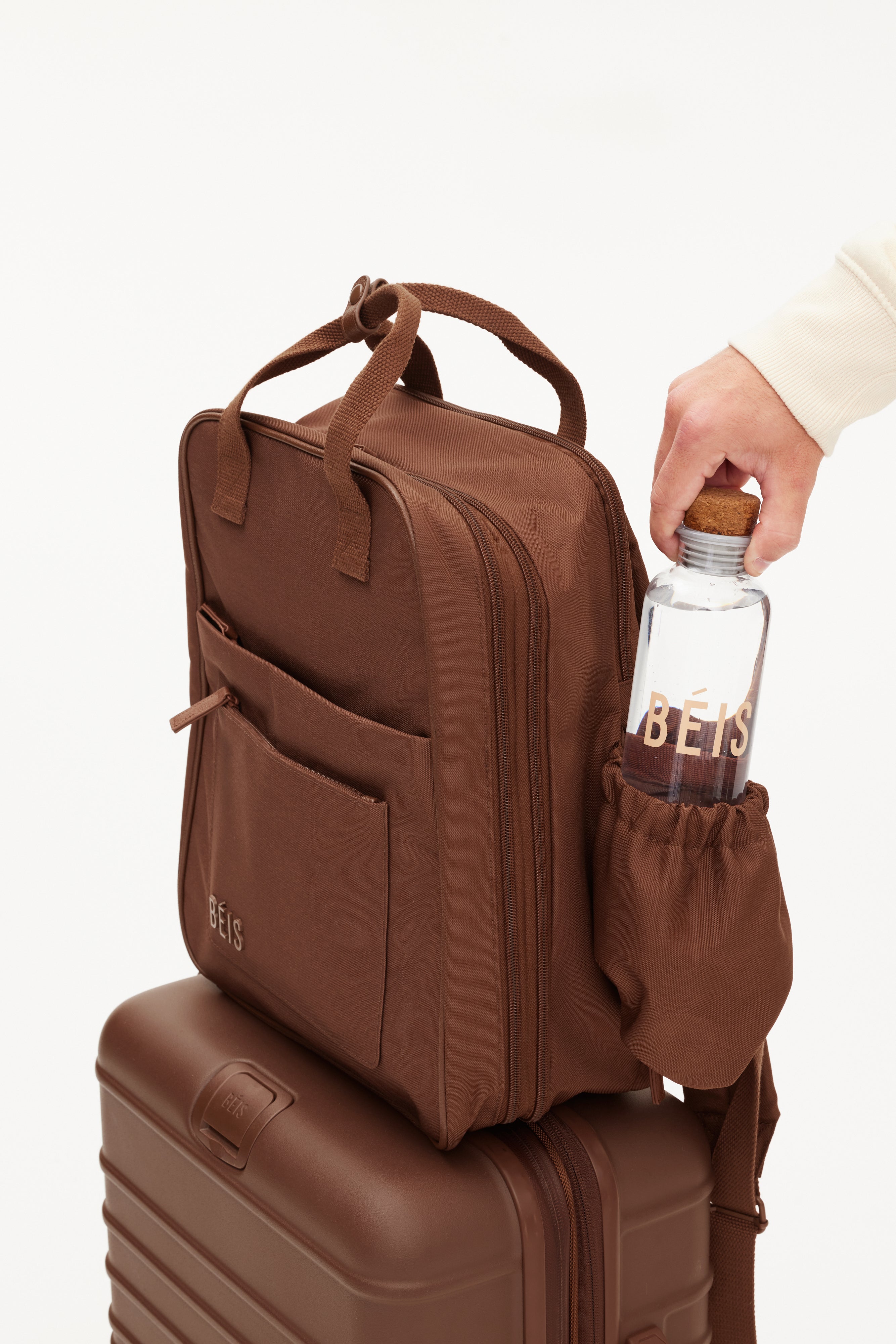 Expandable Travel Backpack - Durable Maple Design for Hiking, Camping & Daily Commute | Lightweight & Water-Resistant