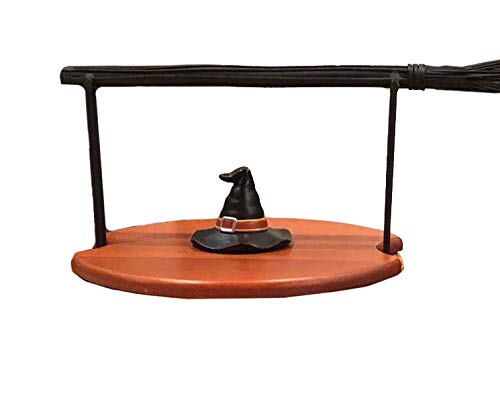 Longaberger Wicked Witch Broom Basket Set - Halloween Decor, Home Storage, and Witch-Themed Gift for Halloween Parties and Home Decor