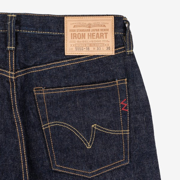 IH 555S 18oz Vintage Selvedge Denim Super Slim Cut Jeans for Men - Indigo Raw Denim, High-Quality Japanese Selvedge, Skinny Fit - Perfect for Casual Wear, Street Style & Vintage Fashion