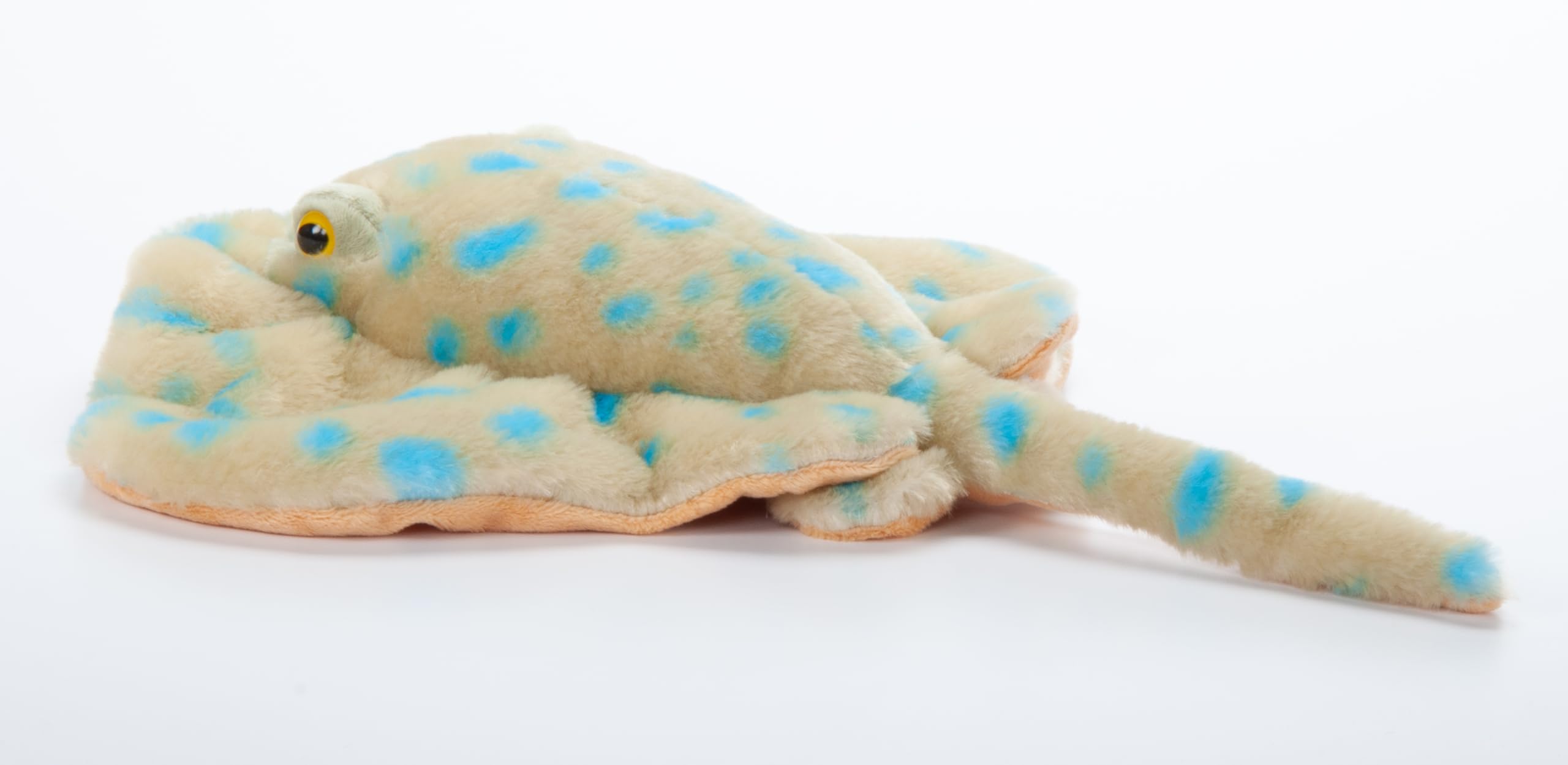 Blue Spotted Ray Stuffed Animal Plush Toy - 15