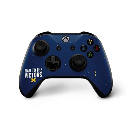 Officially Licensed Michigan Hail to The Victors Gaming Skin Decal for Xbox One X Controller - Durable Protective Cover for Gamers & Collectors - Perfect for Gaming Sessions, Tournaments & Display