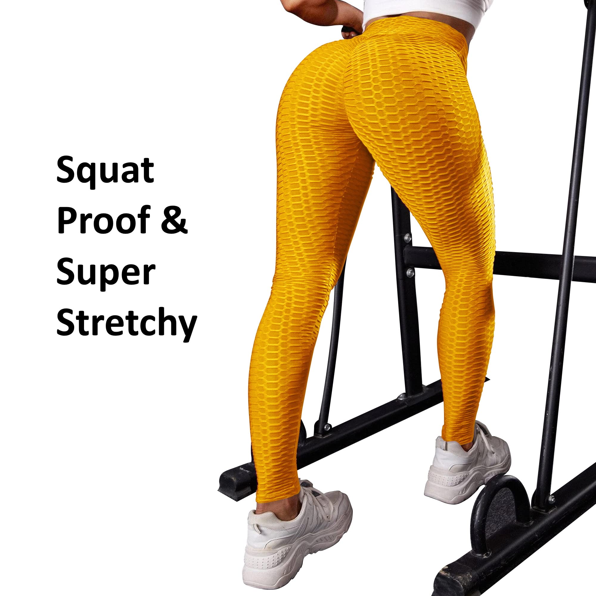 Best Butt Lifting Leggings for Women - High Waisted Tummy Control Yoga Pants with Seamless Scrunch Design - Perfect for Workouts, Running & Gym Sessions