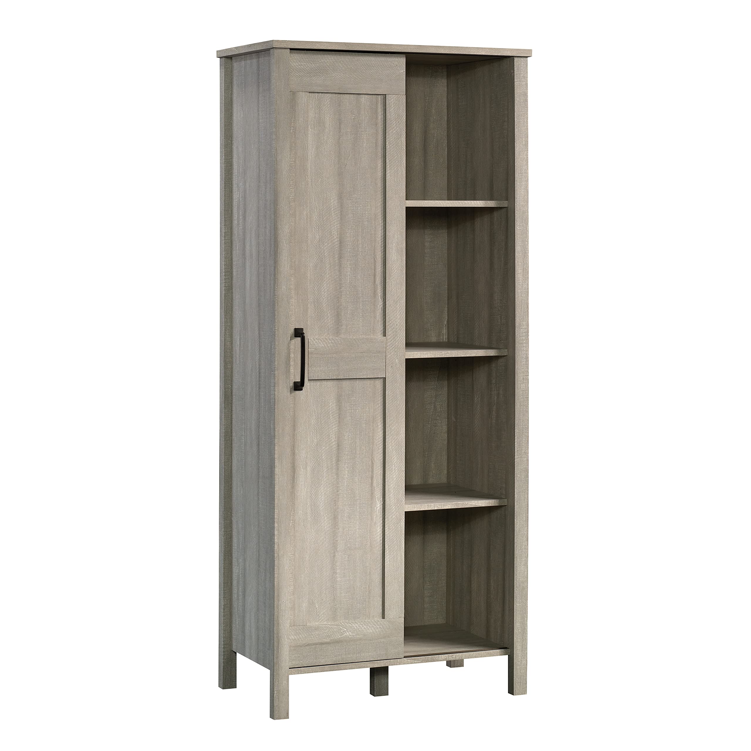 Sauder Spring Maple Sliding Door Storage Cabinet - Pantry Organizer for Kitchen, Bathroom, or Office - 36 Inch Wide Freestanding Storage Unit with Adjustable Shelves