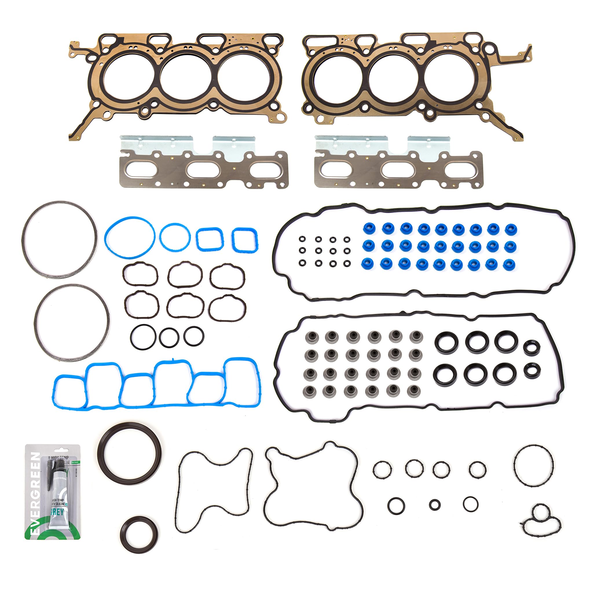 MA-9761322150 Full Gasket Set Compatible With 2011-2013 Ford Edge 3.5L V6 DOHC - Engine Seal Replacement Kit for Leak Repair & Maintenance