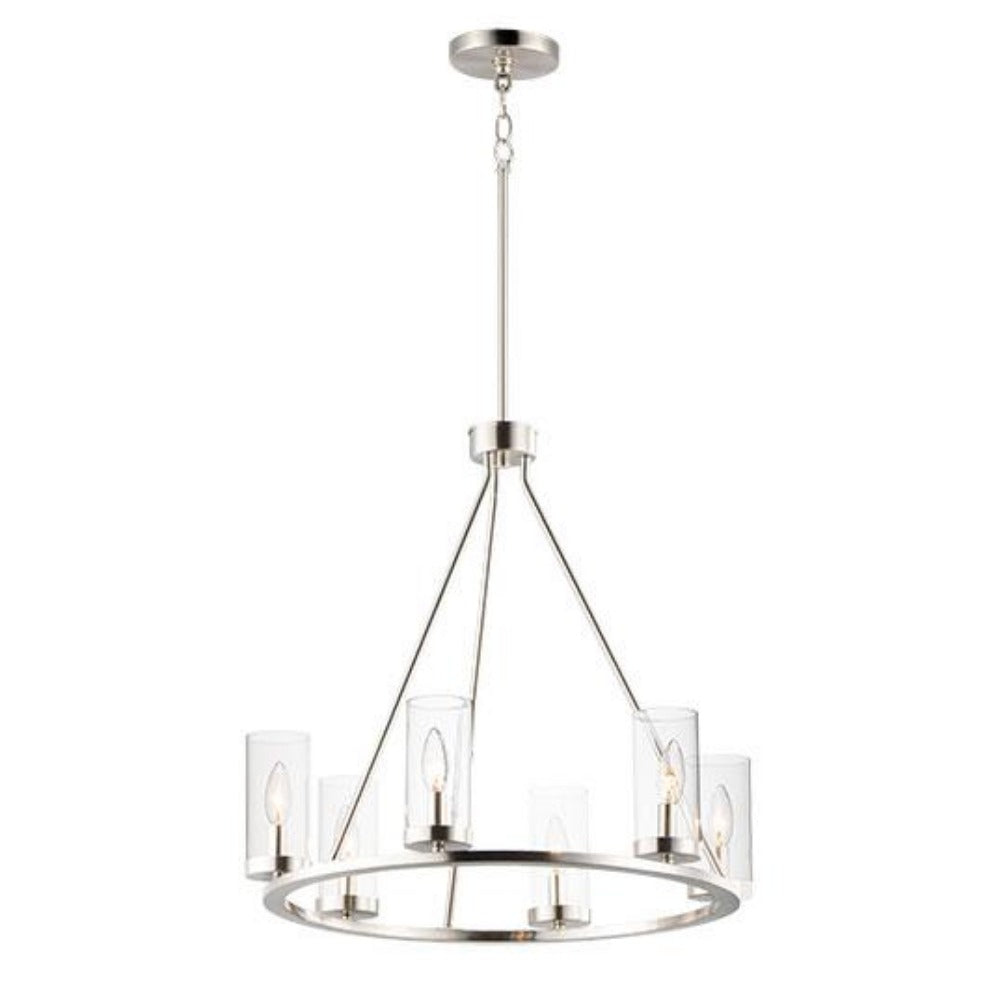 Boyle Chandelier - Elegant Crystal Ceiling Light Fixture for Dining Room, Living Room & Bedroom | Modern Home Decor Lighting