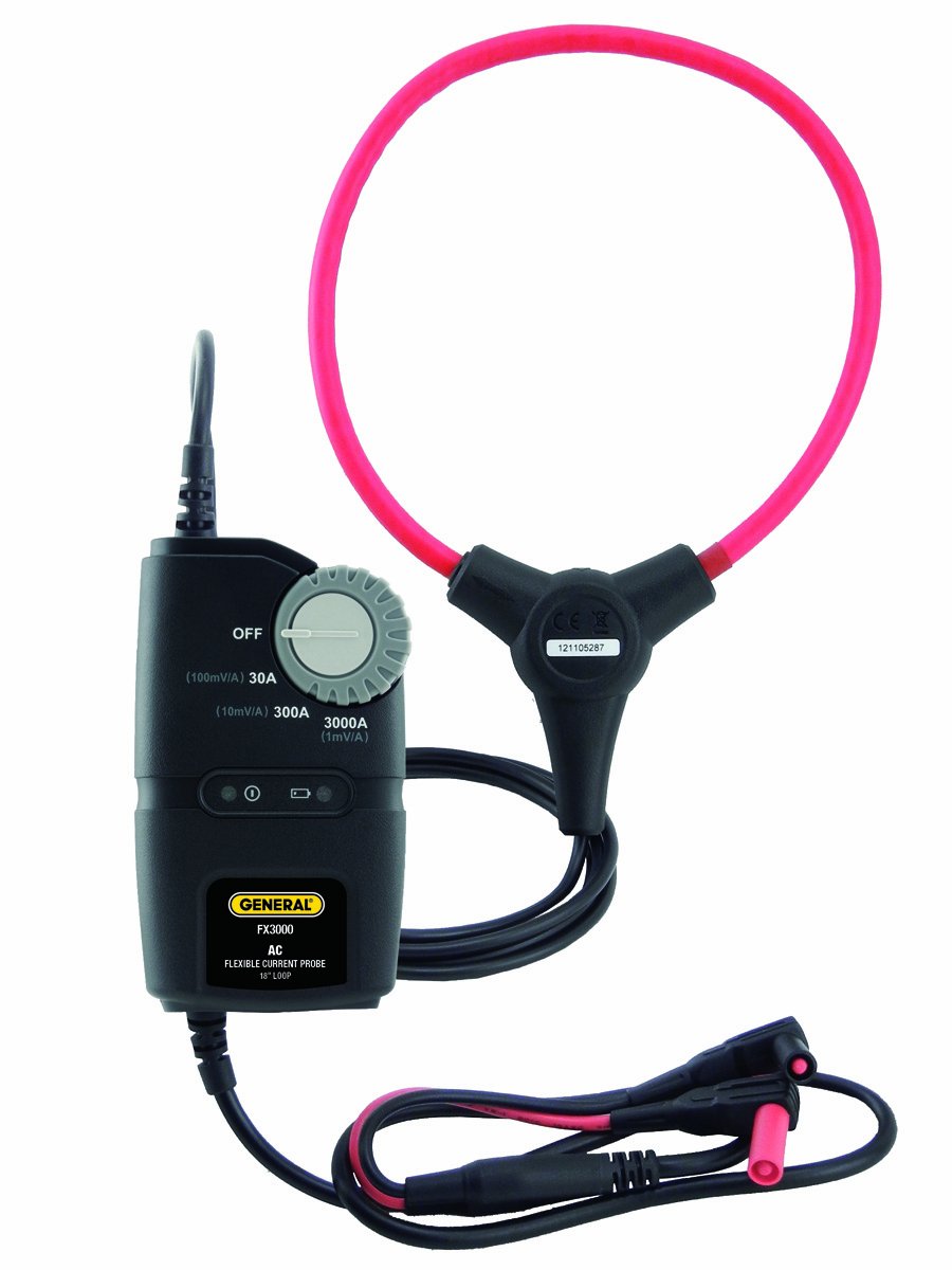 FX3000 Clamp Meter with Amp Clamp - Electrician Tool for HVAC & Wiring