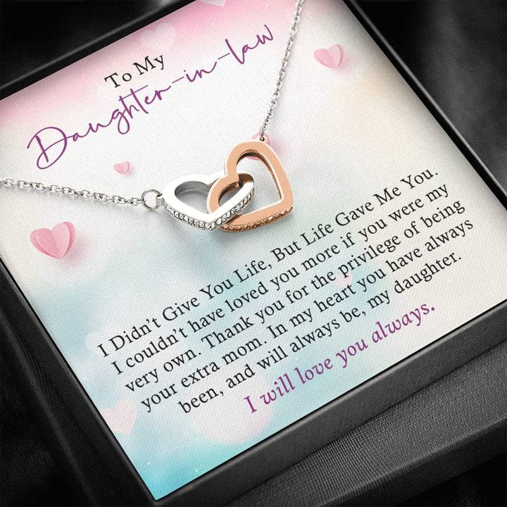 Beautiful Daughter-in-Law Necklace Gift - Sterling Silver Jewelry for Wedding, Birthday, Mother's Day & Christmas - Thoughtful Present from Mother-in-Law to Future Daughter-in-Law - Perfect for Special Occasions & Family Bonding Moments