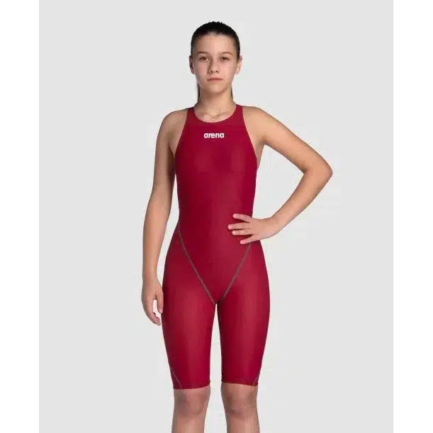 Arena Powerskin ST Next Open Back Jr - High Performance Competitive Swimwear for Junior Athletes - Perfect for Training, Racing, and Swim Meets