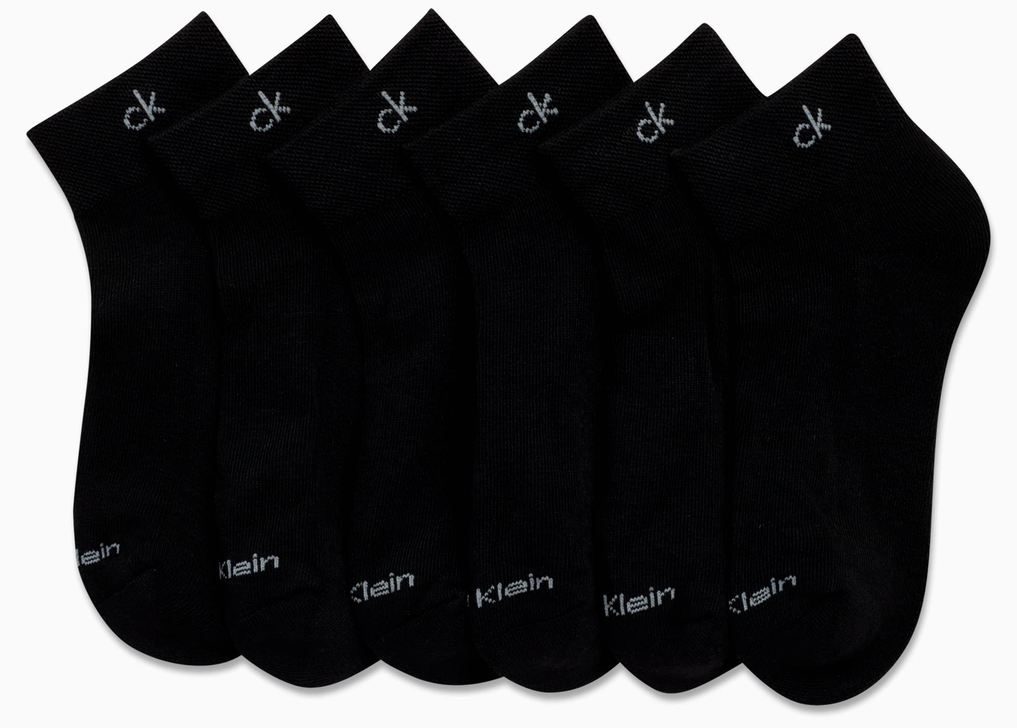 Calvin Klein Women's Quarter Socks - 12 Pack Cushioned Athletic Ankle Socks for Running, Gym & Sports (Size 4-10) - Breathable Comfort for Workouts & Everyday Wear
