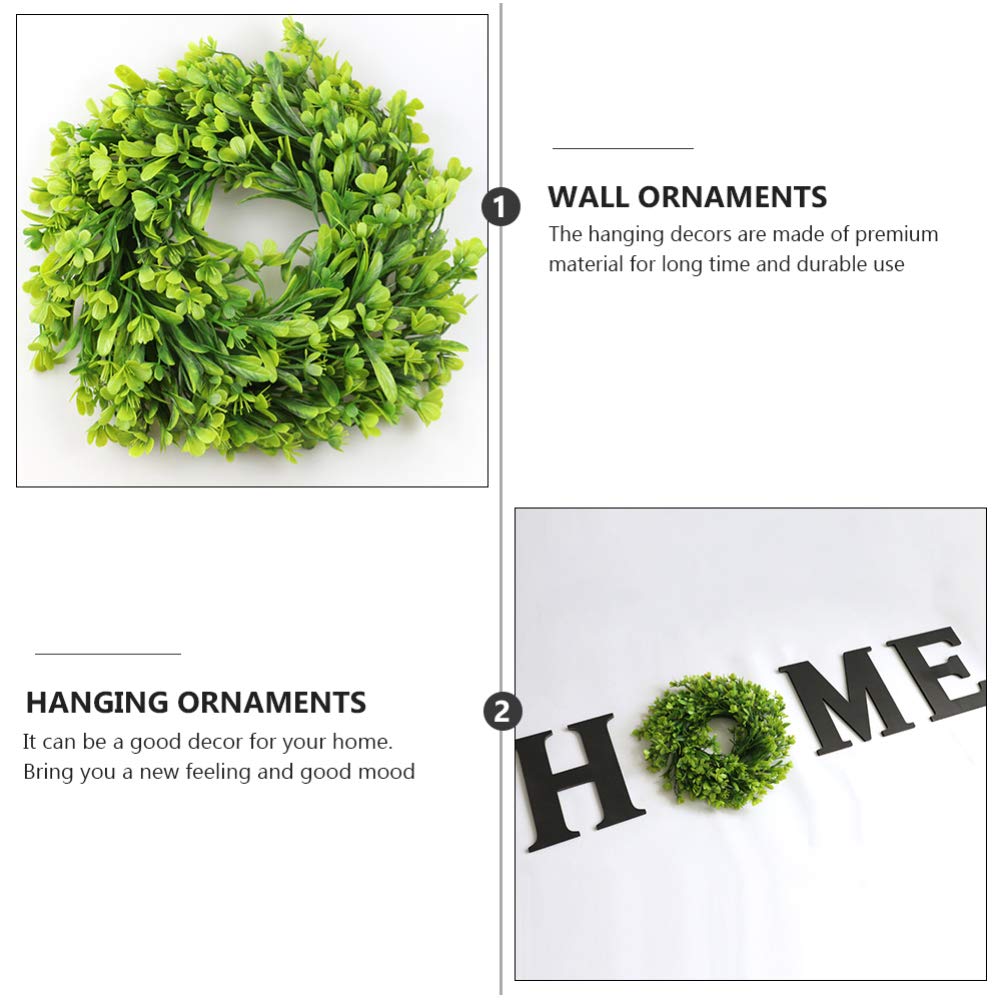 BESPORTBLE Wooden Wall Hanging Decor Set - Handcrafted Wooden Ornaments for Home, Living Room, Bedroom - Boho Chic Indoor Wall Art for Home Decor, Housewarming Gift, Wedding Decor