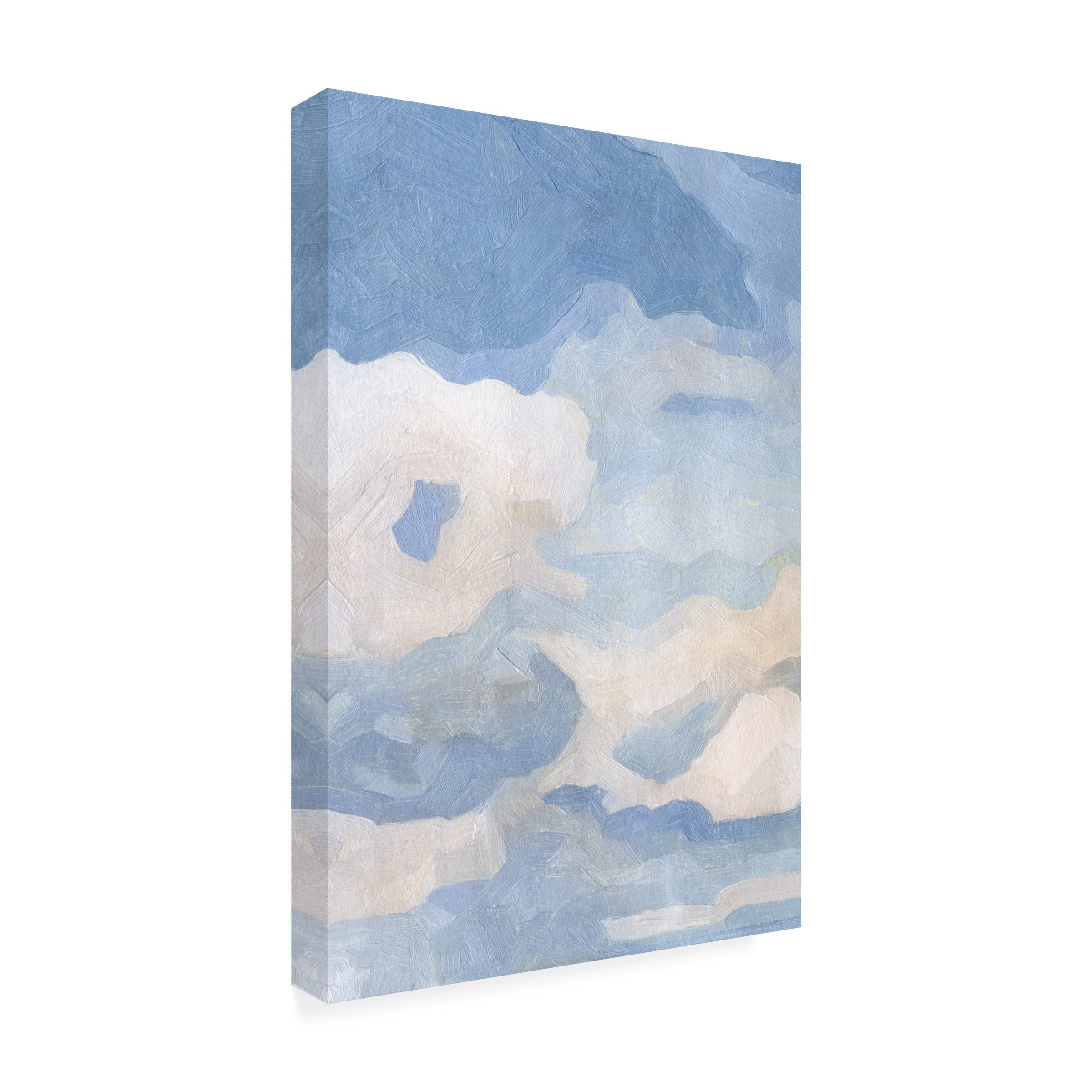 Emma Caroline 'The Clouds III' Canvas Wall Art Print - 12x19 Inches, Modern Home Decor for Living Room, Bedroom & Office