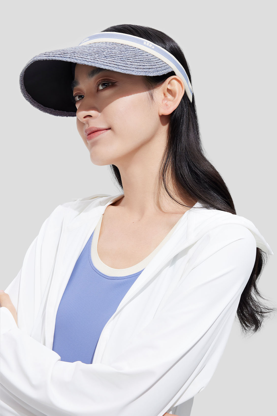 UPF50+ Women's Sun Protection Raffia Hat - Wide Brim Summer Beach Hat for Outdoor Activities, Travel & Gardening
