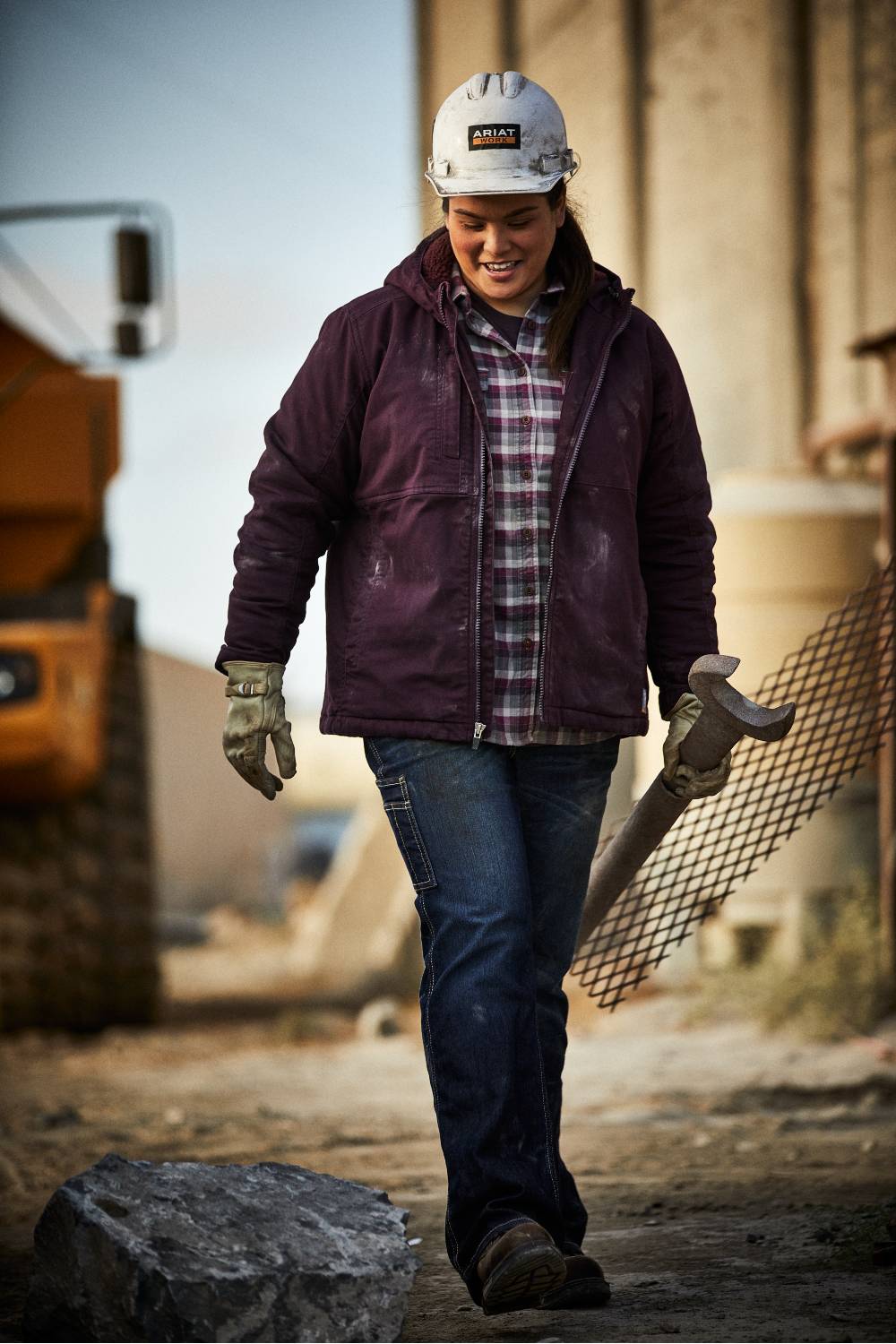 Ariat Rebar Women's DuraCanvas Insulated Jacket - Waterproof Winter Coat for Outdoor Work & Horseback Riding