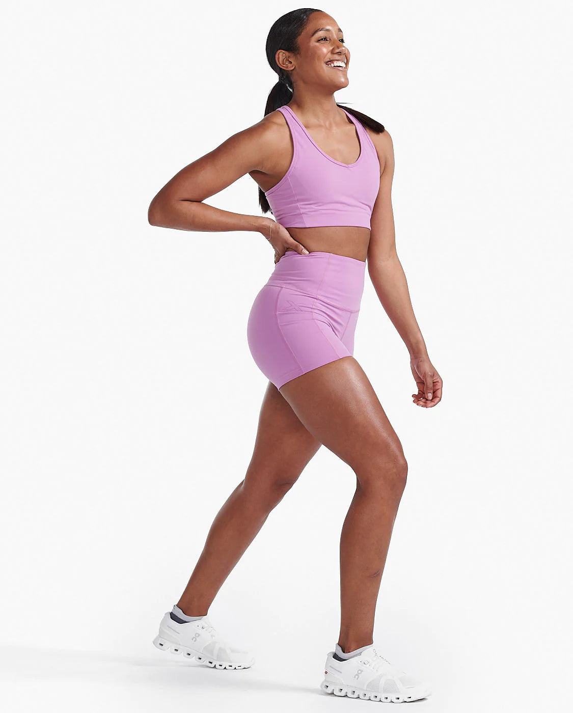 High Rise Compression Shorts for Women - Workout, Running & Yoga - Form-Fitting & Supportive Activewear
