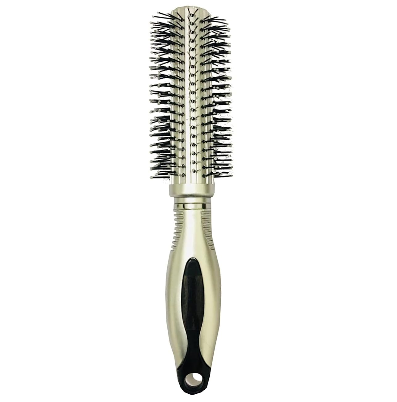 ZAUKY Round Hair Brush with Handle for Men & Women - Styling Brush for Smooth, Shiny Hair - Pack of 1 (Multicolor) - Perfect for Blowouts, Salon Styling & Home Hair Care