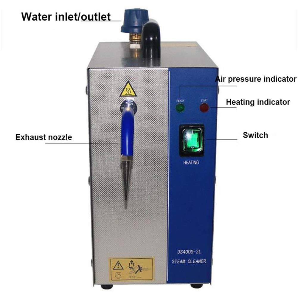 Professional 1300W 2L Stainless Steel Jewelry Steam Cleaner for Gold, Silver & Gemstones - Jewelry Cleaning Machine with 110V for Goldsmiths & Jewelry Stores | Perfect for Rings, Necklaces, Watches & Small Accessories