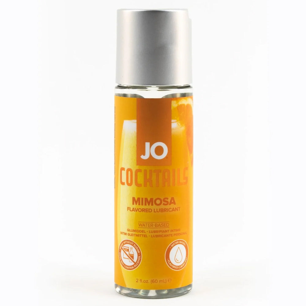 JO Cocktails Flavored Lubricant - Mimosa Flavor | Water-Based Personal Lubricant for Couples | Perfect for Romantic Nights & Sensual Massage