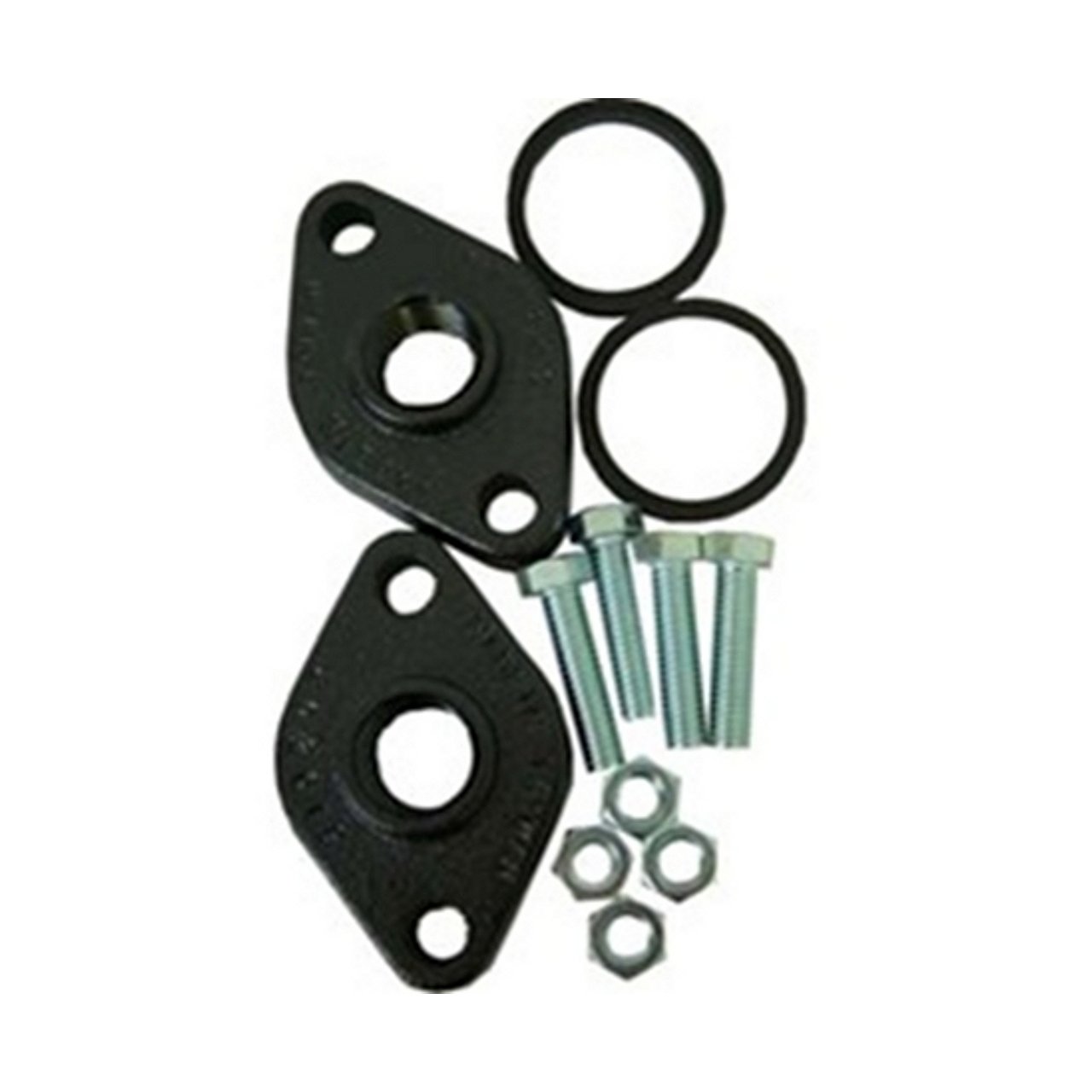 2 Bolt Cast Iron Flange - Heavy Duty Pipe Fitting for Plumbing, HVAC, and Industrial Applications