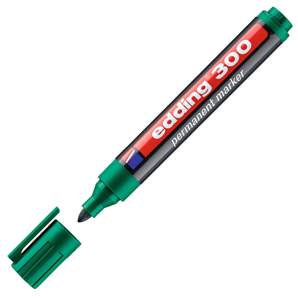 edding 300 Permanent Marker - Black, Fine Point, Waterproof & Fade-Proof - Ideal for Labeling, Organizing & DIY Projects
