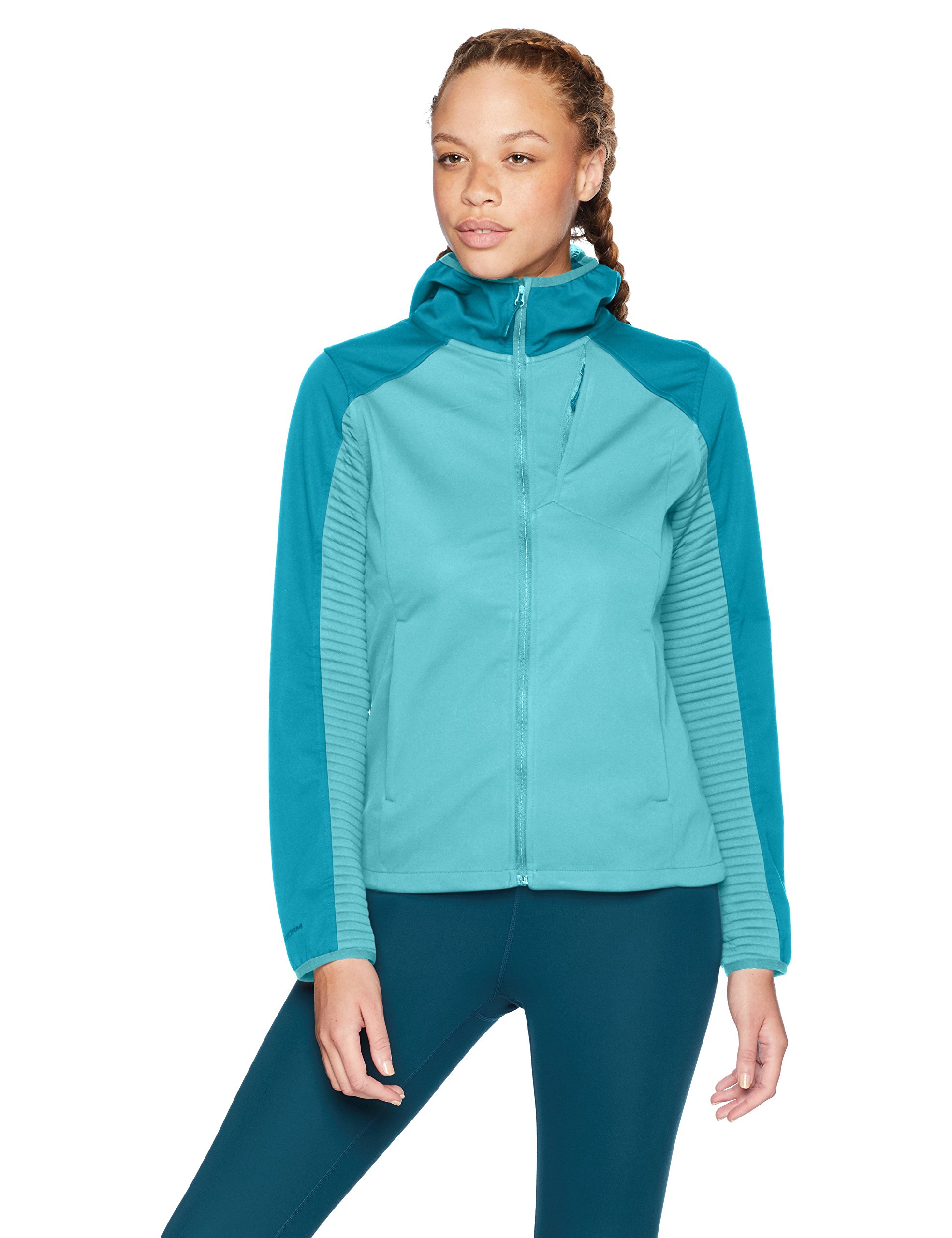 Under Armour Women's Hard Face Windproof Hoodie Jacket - Lightweight Winter Running & Outdoor Sports Outerwear for Cold Weather
