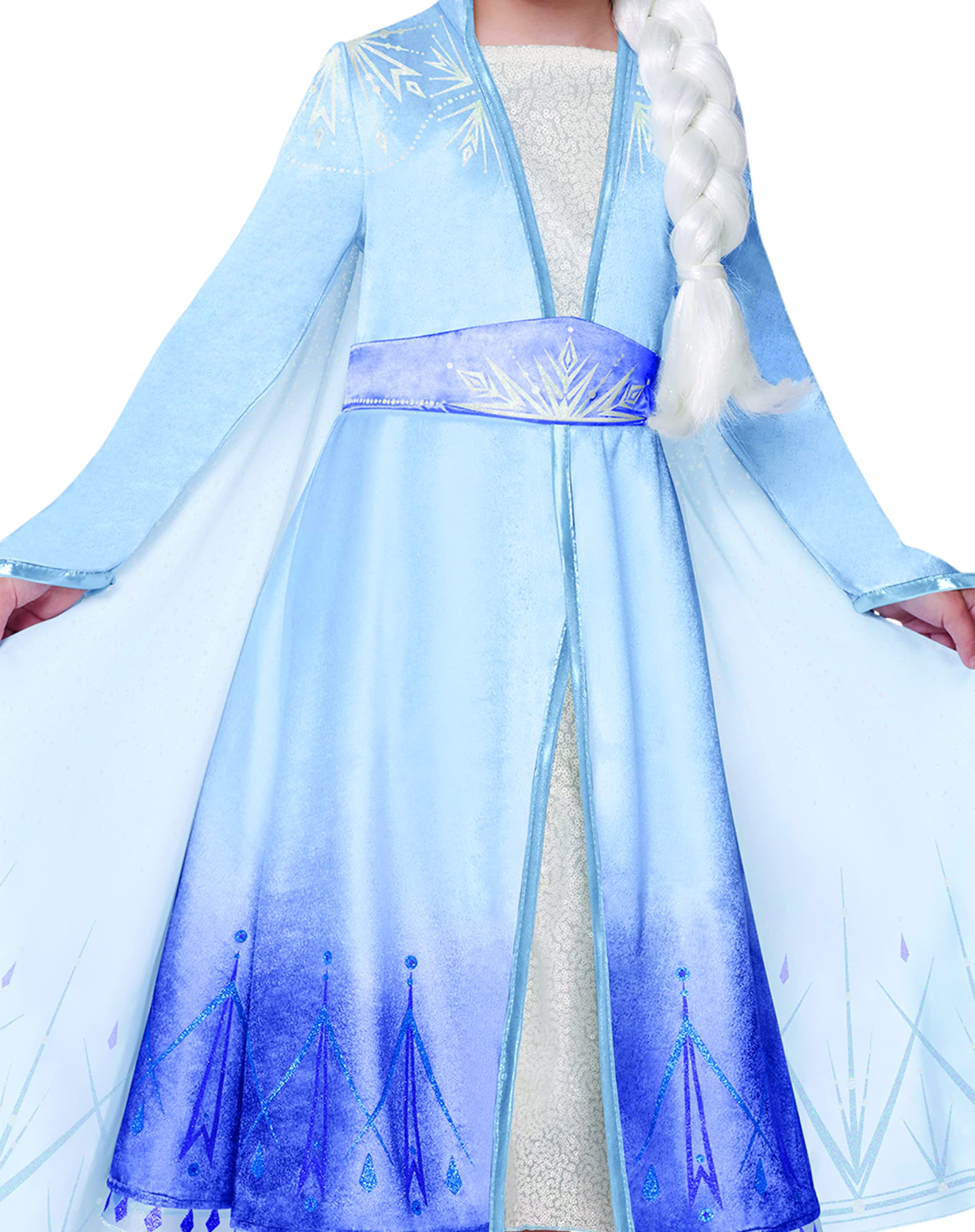 Deluxe Frozen Elsa Costume for Kids - Halloween Dress Up & Cosplay Party Outfit - Perfect for Halloween, Birthday Parties, and Disney Themed Events