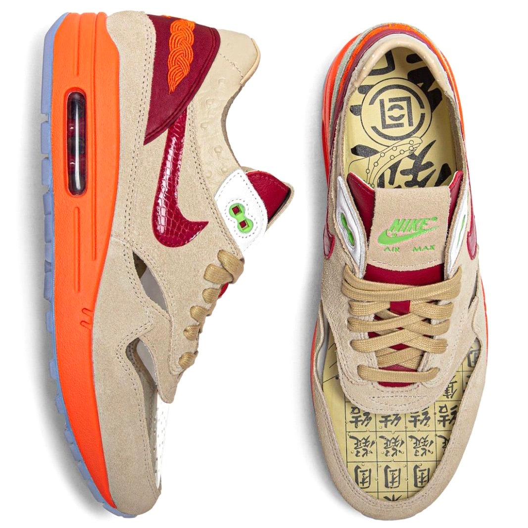 Nike Air Max 1 Clot Kiss of Death 2021 - Limited Edition Sneakers for Men & Women | Streetwear Fashion & Casual Wear | Perfect for Urban Outfits, Running & Gym