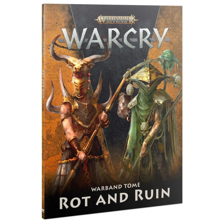 Age of Sigmar: Warcry Warband Tome - Rot and Ruin | Official Warhammer Strategy Book for Tabletop Gaming & Miniature Battles | Perfect for Fantasy Wargaming Enthusiasts