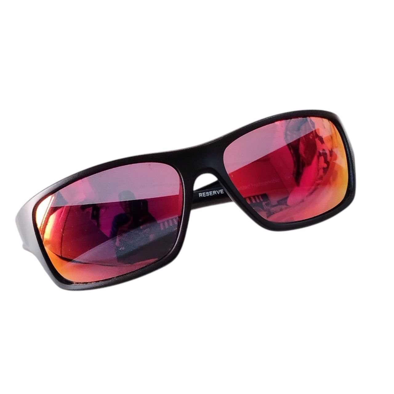 Polarized Sports Driving Sunglasses for Men & Women - Red Mirror Lens with Hydrophobic Coating - UV Protection, Anti-Glare for Cycling, Running, Fishing & Outdoor Activities