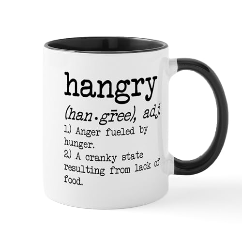White/Black Inside - Hangry: Defined Mugs
