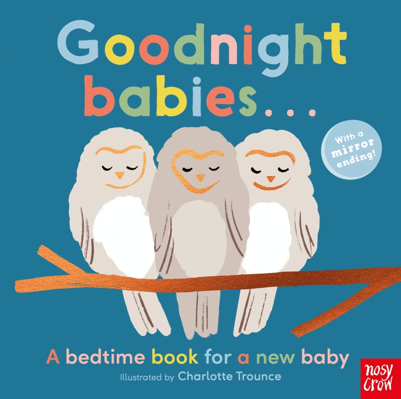 Goodnight Babies by Charlotte Trounce - Illustrated Board Book for Toddlers | Bedtime Story for Kids, Baby Shower Gift, Nursery Decor