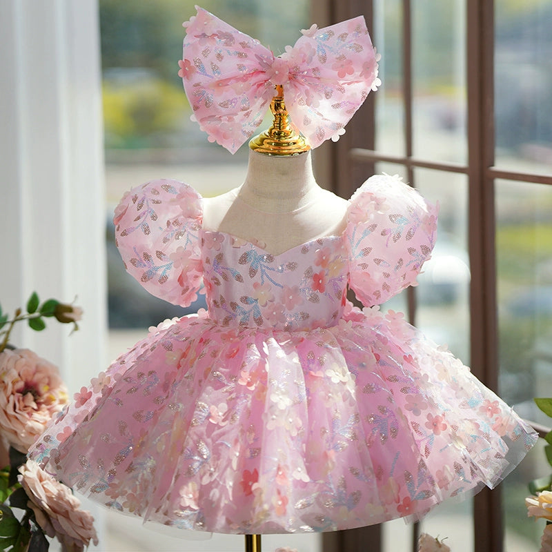 Adorable Baby Girls Floral Formal Dresses for Toddlers - Perfect for Birthday Parties & Pageants | Special Occasion Outfits