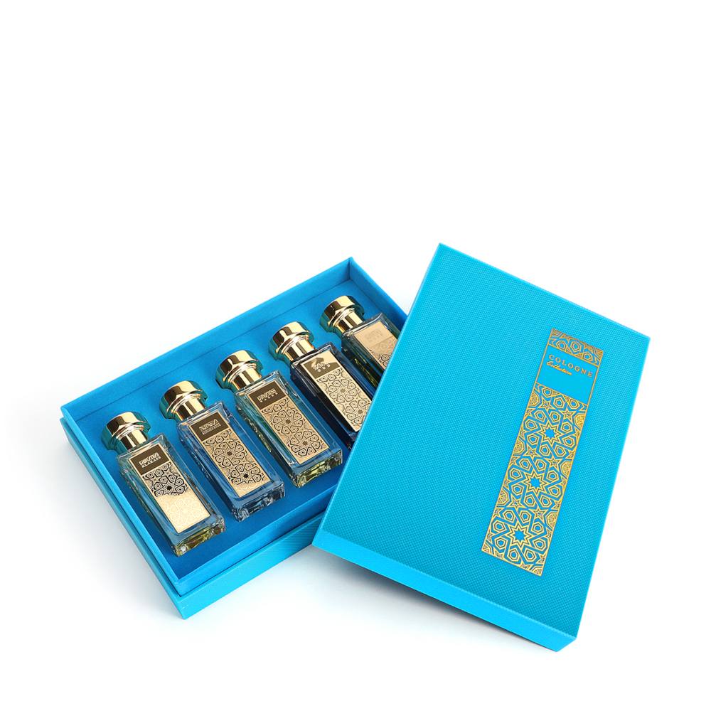 Layali Al Sharq Perfume Set - 5 x 30ml Arabian Oud Fragrance Oil for Women & Men - Perfect for Gifts, Special Occasions & Daily Wear