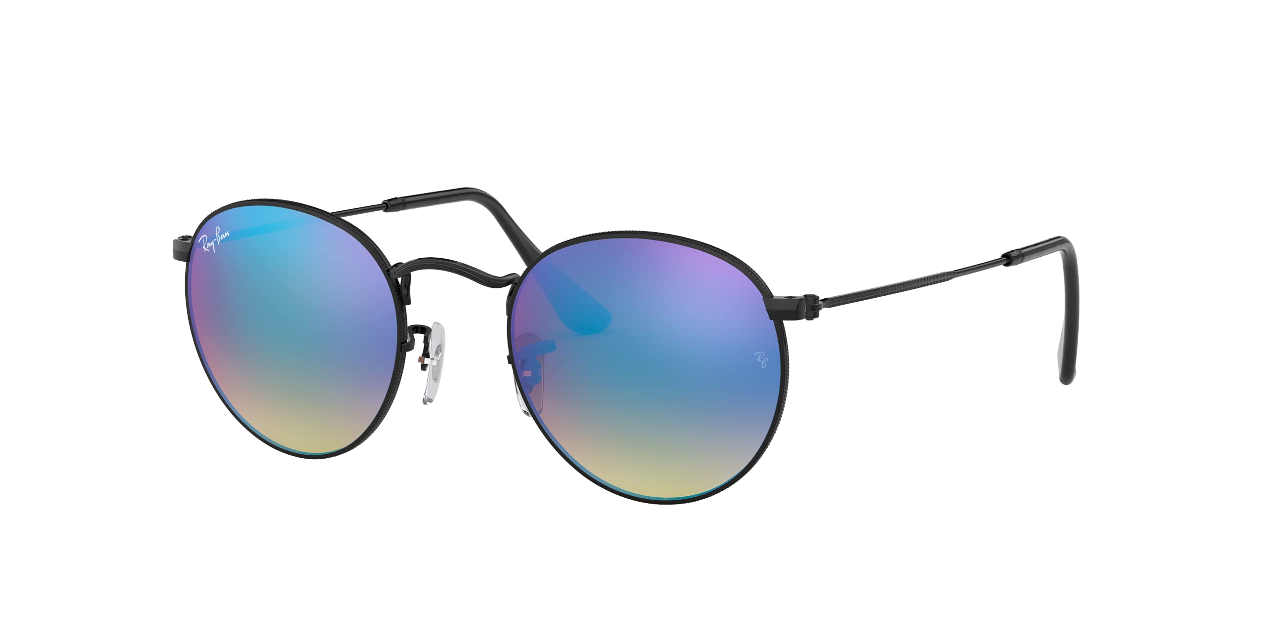 Ray-Ban RB3447 Round Metal Sunglasses for Men & Women - Classic Polarized UV Protection Aviator Shades for Driving, Travel & Outdoor Activities