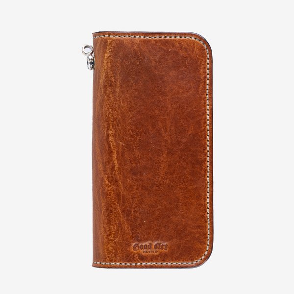 Vintage Hollywood Army Navy Surplus Leather Wallet - Genuine Brown Leather Bifold Wallet for Men - Perfect for Military Enthusiasts & Everyday Carry