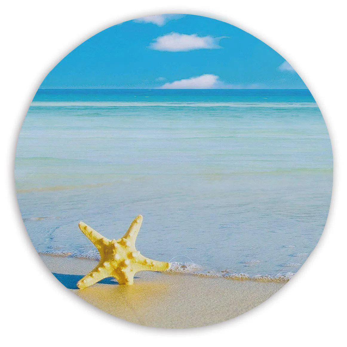 Sand Free Round Beach Towel - Quick Dry, Lightweight & Portable for Pool, Yoga, Travel - Perfect for Summer Vacations & Outdoor Activities