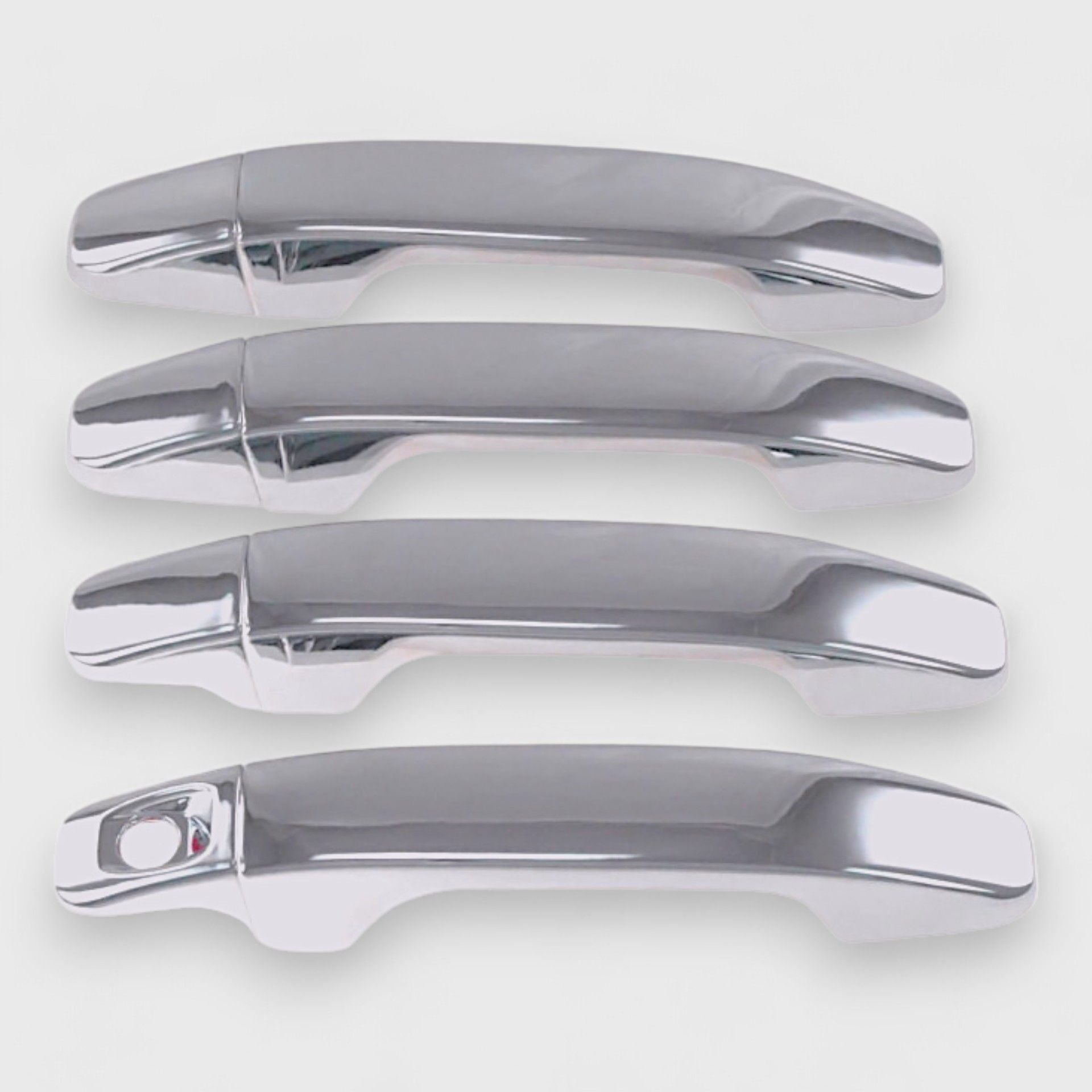Chrome Door Handle Cover for Cars - No Smart Key Required - Universal Fit DH243 - Protect & Enhance Vehicle Exterior for Daily Commute & Road Trips