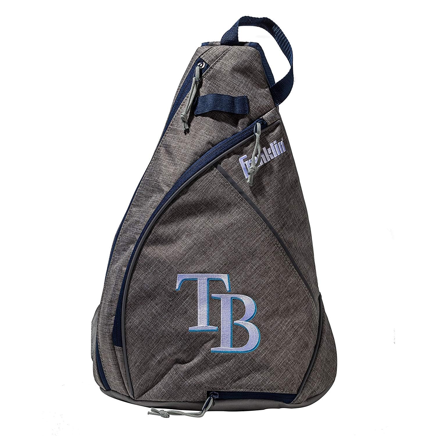 Franklin Sports MLB Team Licensed Crossbody Sling Bag for Baseball - Adjustable Shoulder Bag for Men & Women - Perfect for Games, Travel & Daily Use