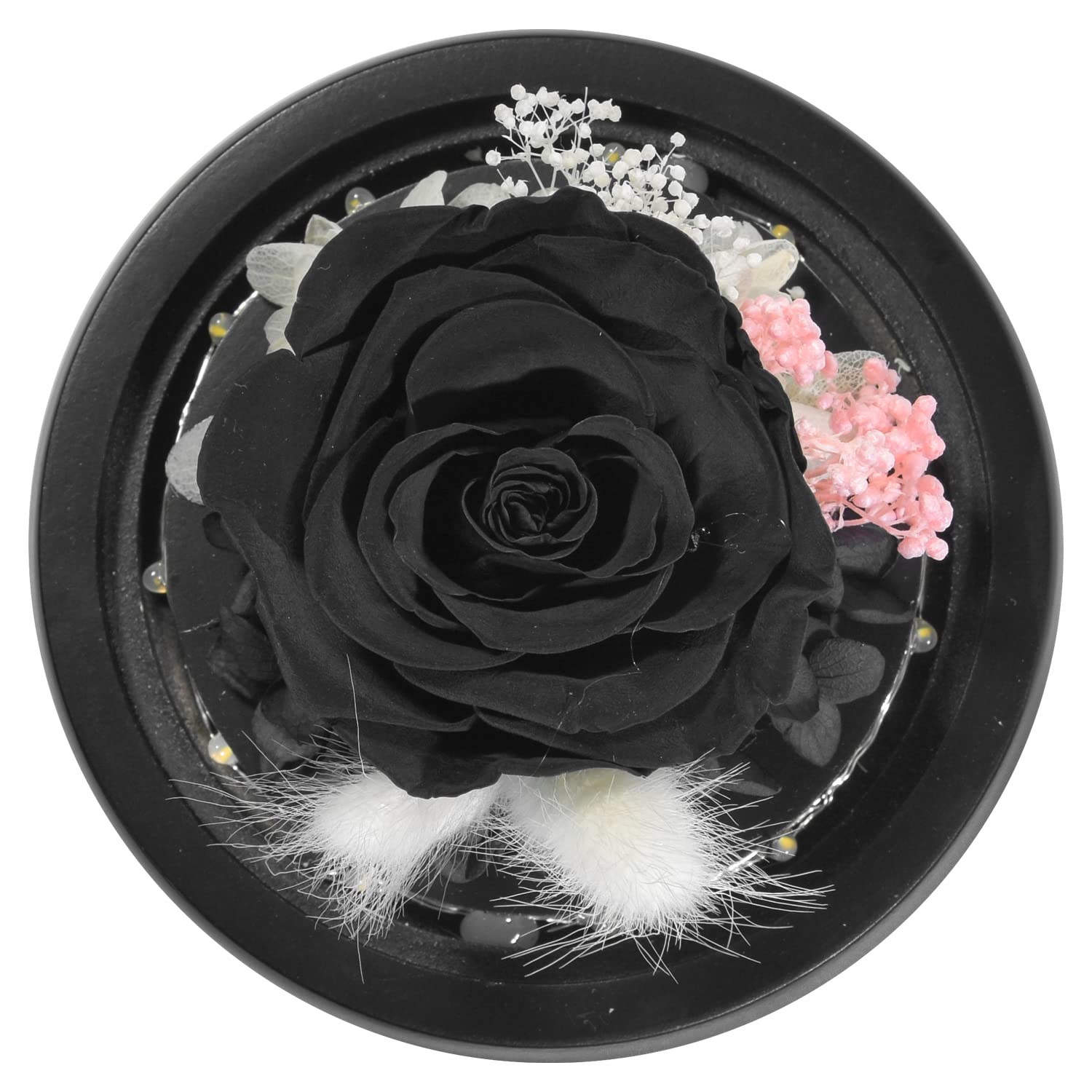 Eternal Preserved Rose in Glass Dome - Romantic Birthday Gift for Women, Girlfriend, Wife | Valentine's Day, Mother's Day, Christmas & Anniversary Present | Beautiful Home Decor & Keepsake for Special Occasions