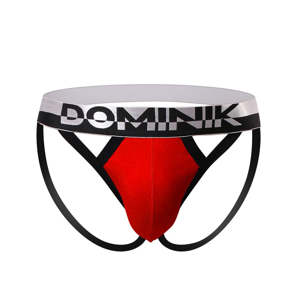 Men's Cotton Jockstrap Underwear - Comfortable Athletic Support Briefs for Sports & Workout (XL, Red) - Ideal for Gym, Running, Cycling & Active Lifestyles