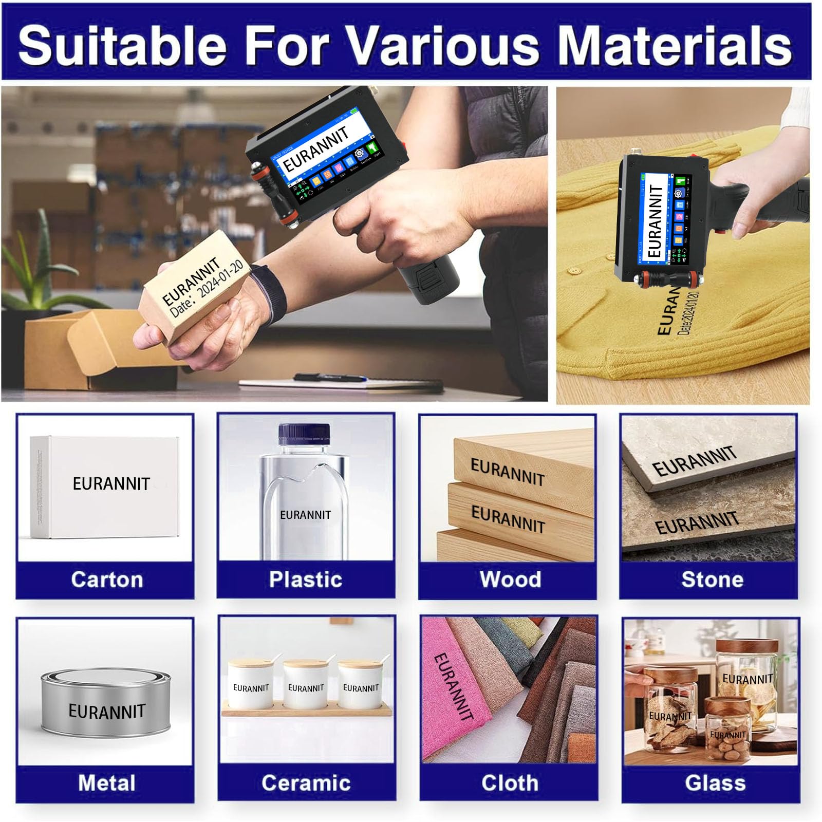 E16-1 Handheld Inkjet Printer - 1