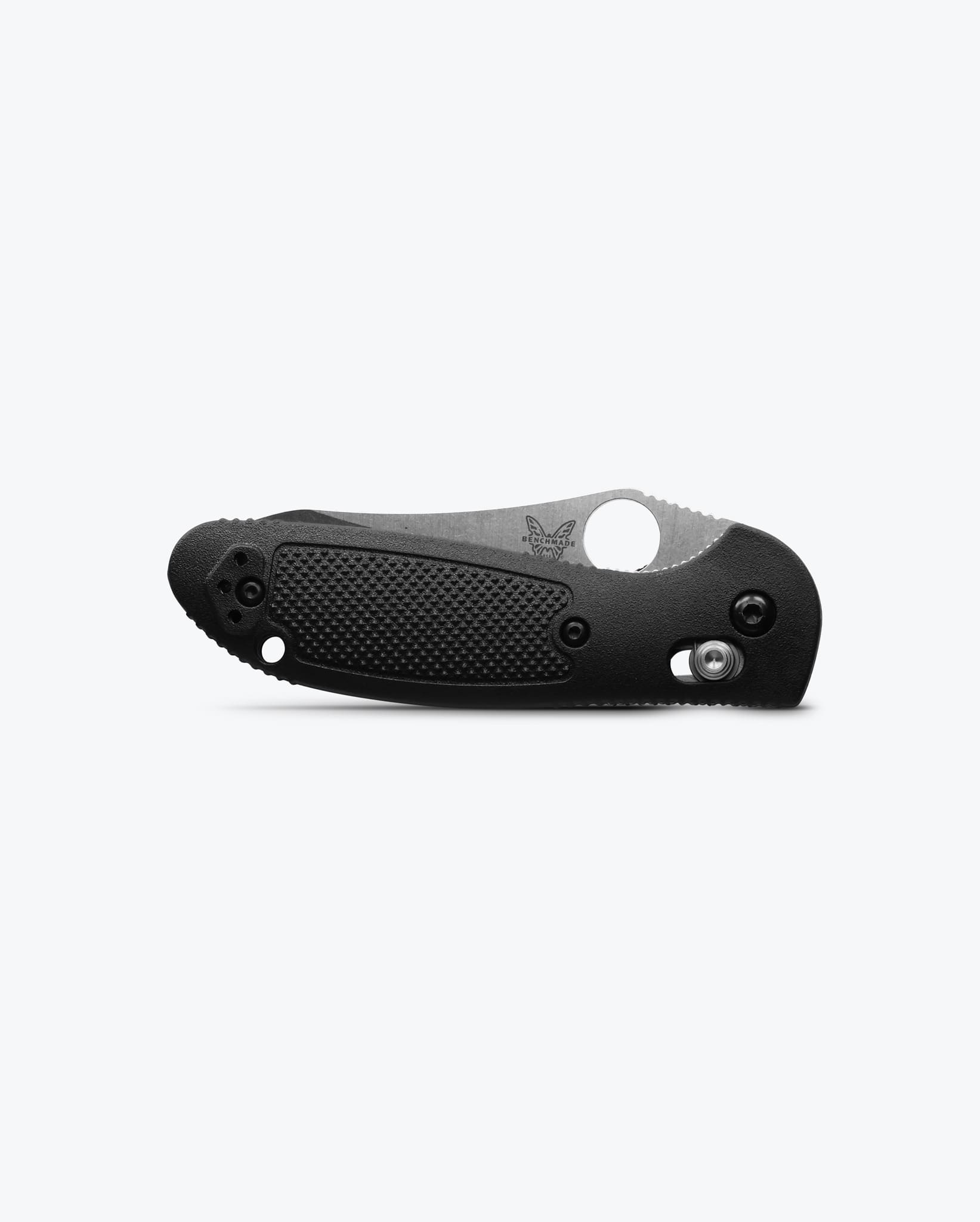 Benchmade Mini Griptilian Folding Knife - Black Grivory Handle, Sheepsfoot Blade - EDC Pocket Knife for Outdoor, Camping & Everyday Carry